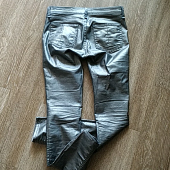 Rag bone grey coated skinny pants - Picture 3 of 3